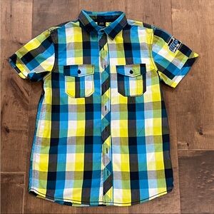 Chapter Young Boys short sleeve Button Down Top  (12-14)